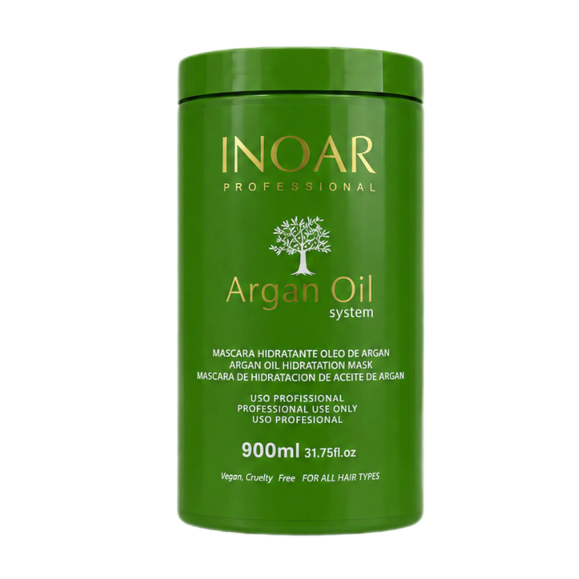 ماسک فاقد سولفات  آبرسان و احیاکننده مو اینوار (INOAR) مدل Argan Oil  حجم 900ml