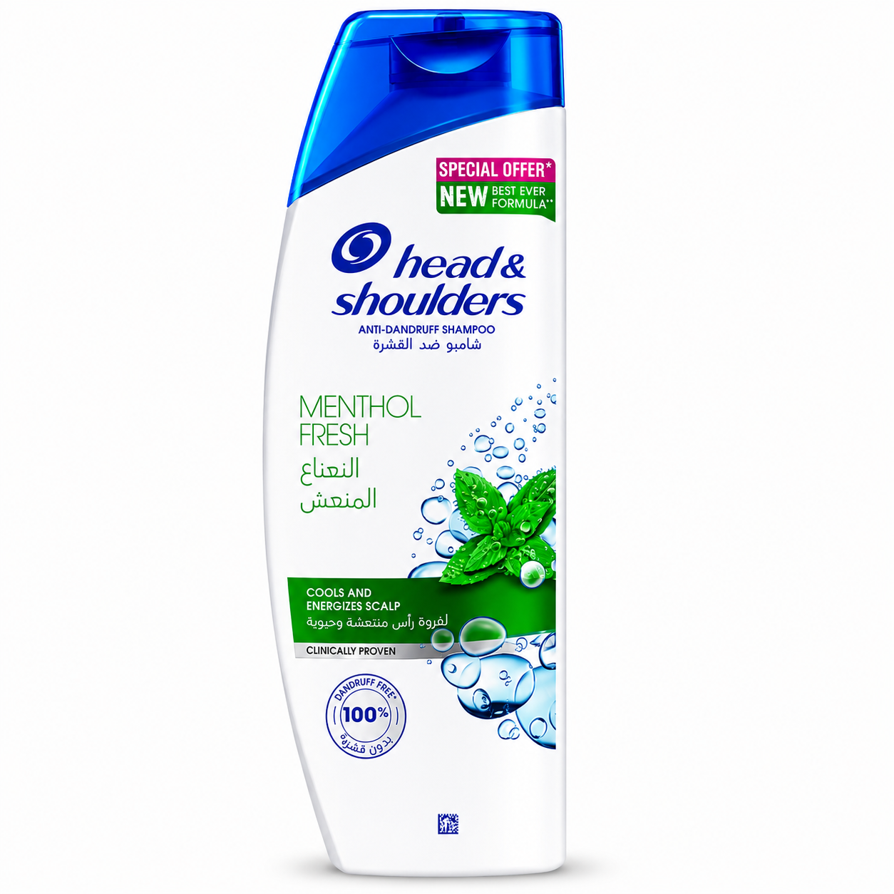 شامپو ضد شوره و خنک کننده هد اند شولدرز مدل Menthol Refresh حجم 350 میلی لیتر