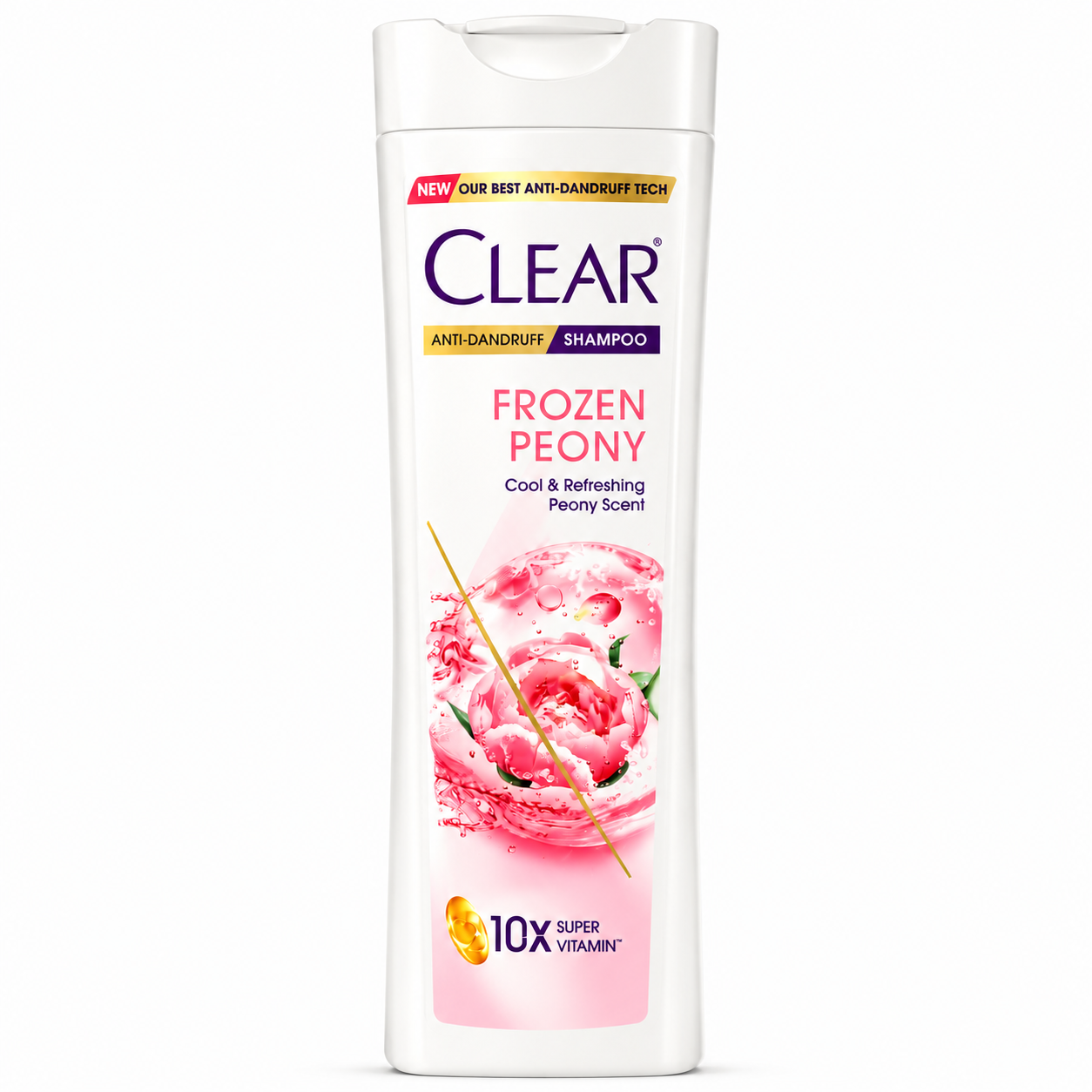 شامپو ضد شوره و خنک کننده  زنانه کلیر مدل FEROZEN PEONY  حجم 300 میلی لیتر _ اصل عربستان