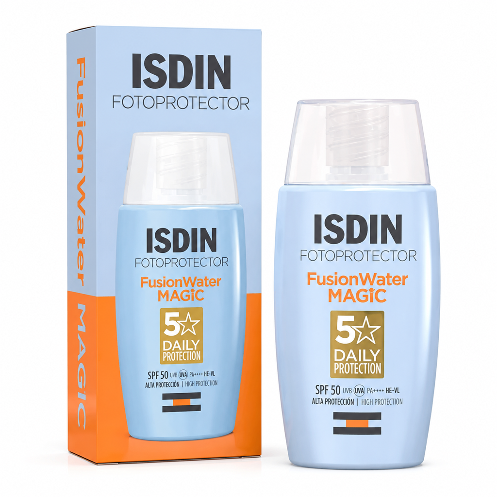 ضد آفتاب مجیک فیوژن واتر بی رنگ ایزدین SPF 50