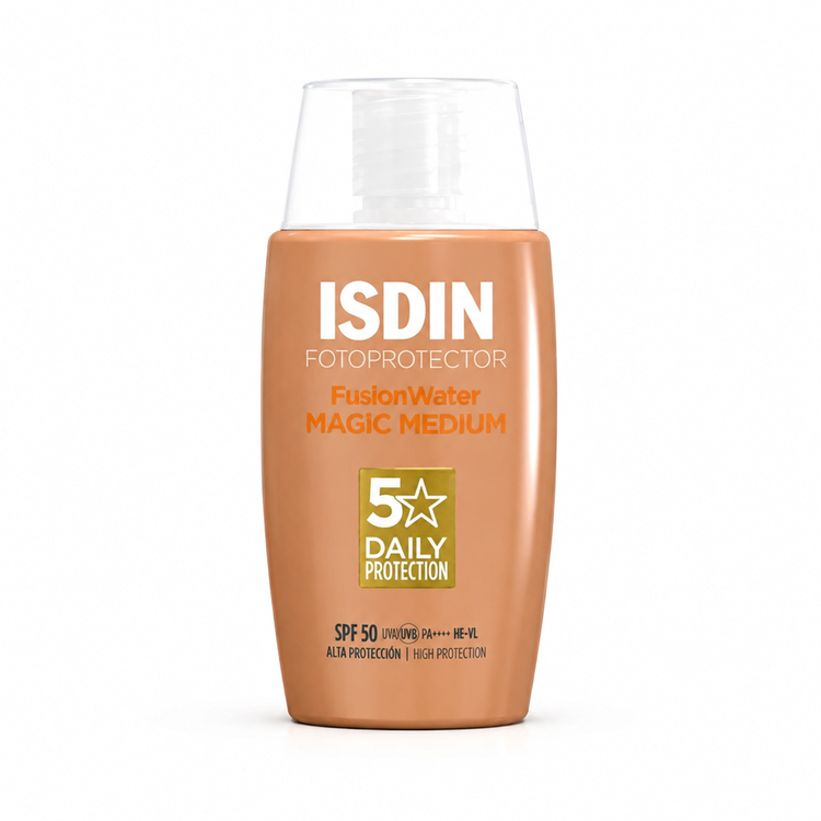 ضد آفتاب مجیک فیوژن واتر رنگ مدیوم ( MEDIUM) ایزدین SPF50